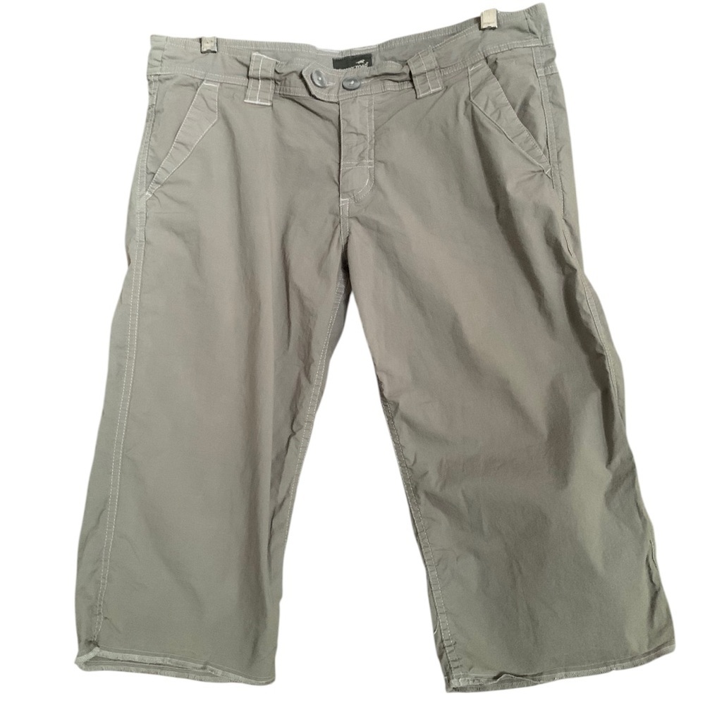Horny Toad Hiking Camping Capri Pants Lower Rise 16” Inseam Stretch Waist Sz 10